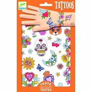 Детские татуировки - Мексиканская фиеста (Djeco, 09578k)